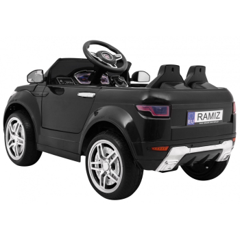 Autko Rapid Racer elektryczne dla dzieci, Czarny SUV + Pilot